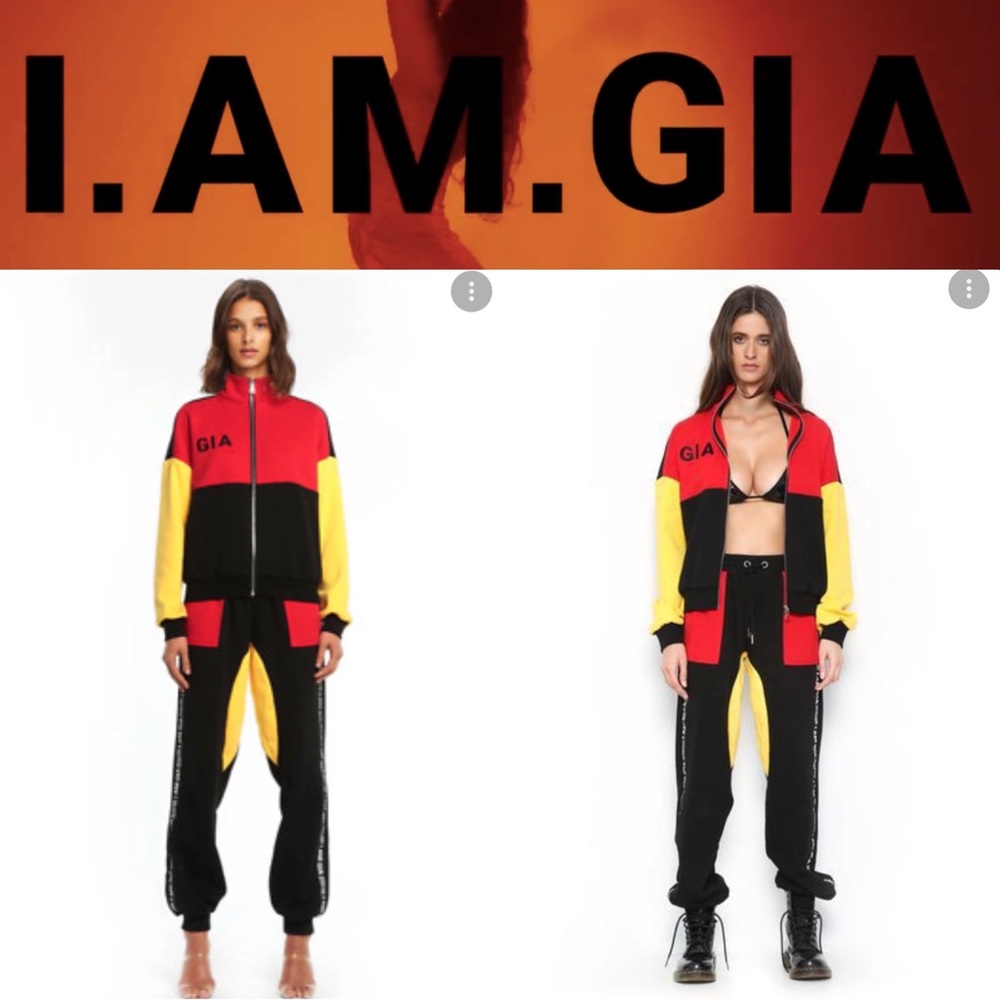 I.AM.GIA ColorBlock Blaster sweat pants and jacket Set 💕